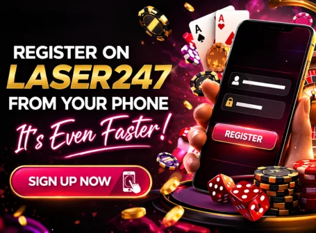 Laser247 mobile registration — register on phone in India