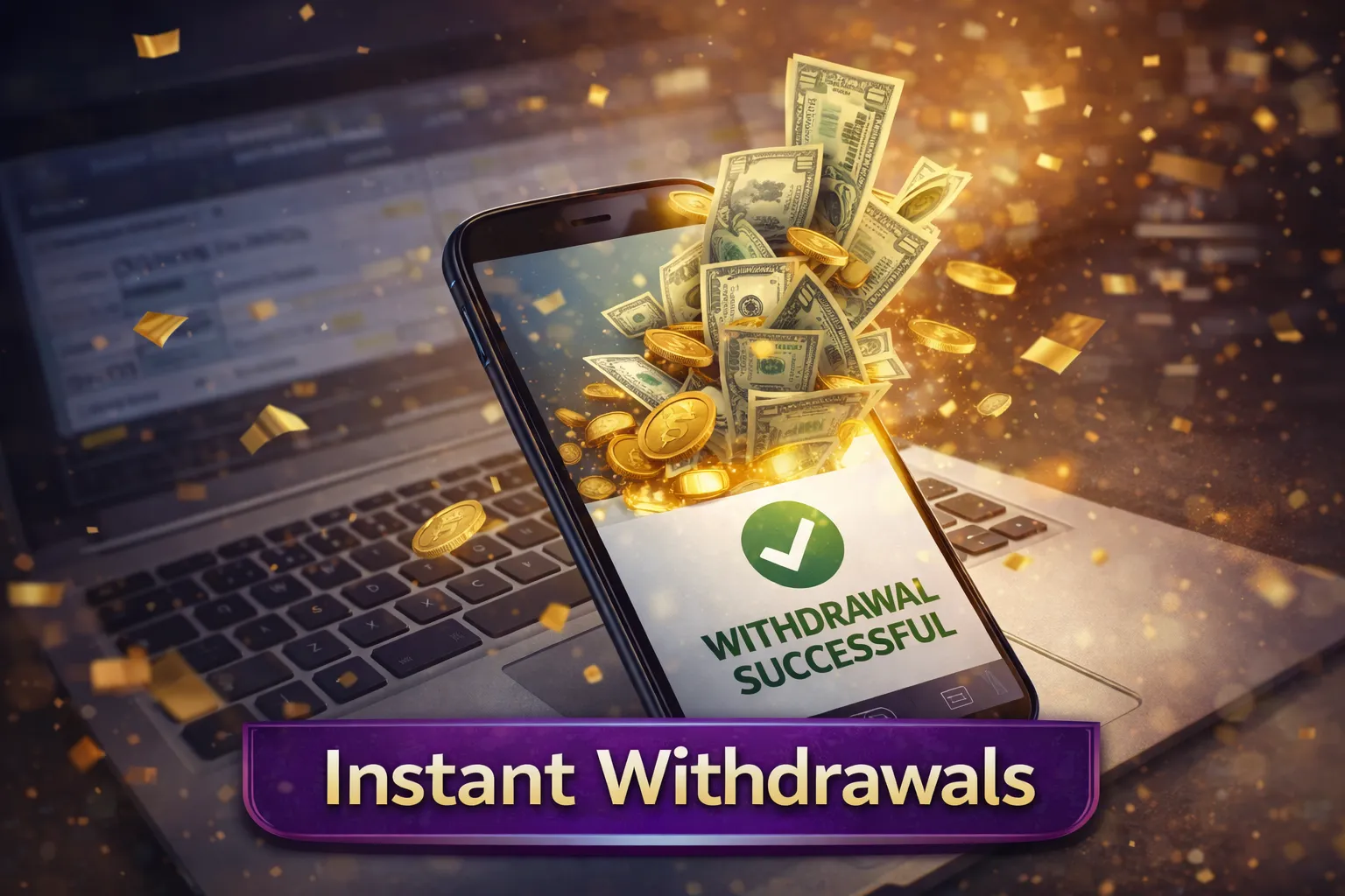 Laser247 instant withdrawal — UPI payout in 5 minutes